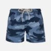 MC2 Saint Barth Boy Mid-length Jean Swim-shorts With Camouflage Print -MC2 Saint Barth Shop UID JEA000100847F BOY SWIMSHORT SKY 01