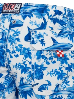 MC2 Saint Barth Jean Mid-length Swim Shorts With Shark Toile De Jouy Print | AI CO-CREATED DESIGN BY RICKDICK - POWERED BY RED-EYE -MC2 Saint Barth Shop UID JEA000101024H BOY SWIMSHORT WHITE TOILEDEJOUY AIBYRICKDICK 20250407083500 03