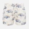 MC2 Saint Barth Jean Mid-length Swim Shorts With Cryptopuppets Car Print | CRYPTOPUPPETS SPECIAL EDITION