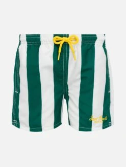 MC2 Saint Barth Jean Mid-length Swim Shorts With Striped Print