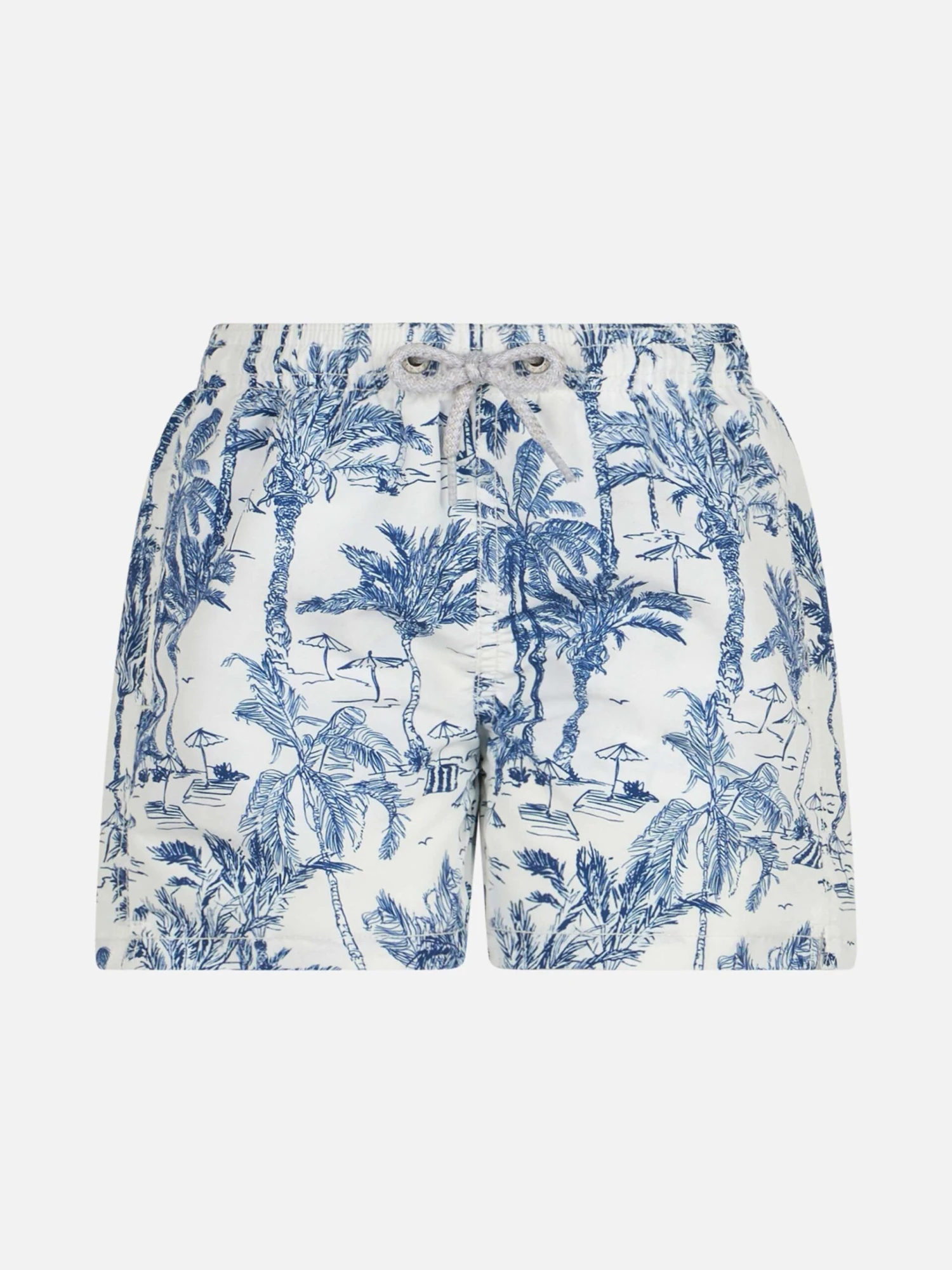MC2 Saint Barth Jean Mid-length Swim Shorts With Toile De Jouy Print 3 MC2 Saint Barth Jean Mid-length Swim Shorts With Toile De Jouy Print