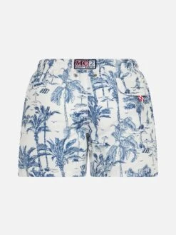 MC2 Saint Barth Jean Mid-length Swim Shorts With Toile De Jouy Print 6 MC2 Saint Barth Jean Mid-length Swim Shorts With Toile De Jouy Print -MC2 Saint Barth Shop UID JEA000102774H KIDS SWIMSHORT WHITE 2