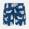 Basset Hound Print Boy Swimshorts