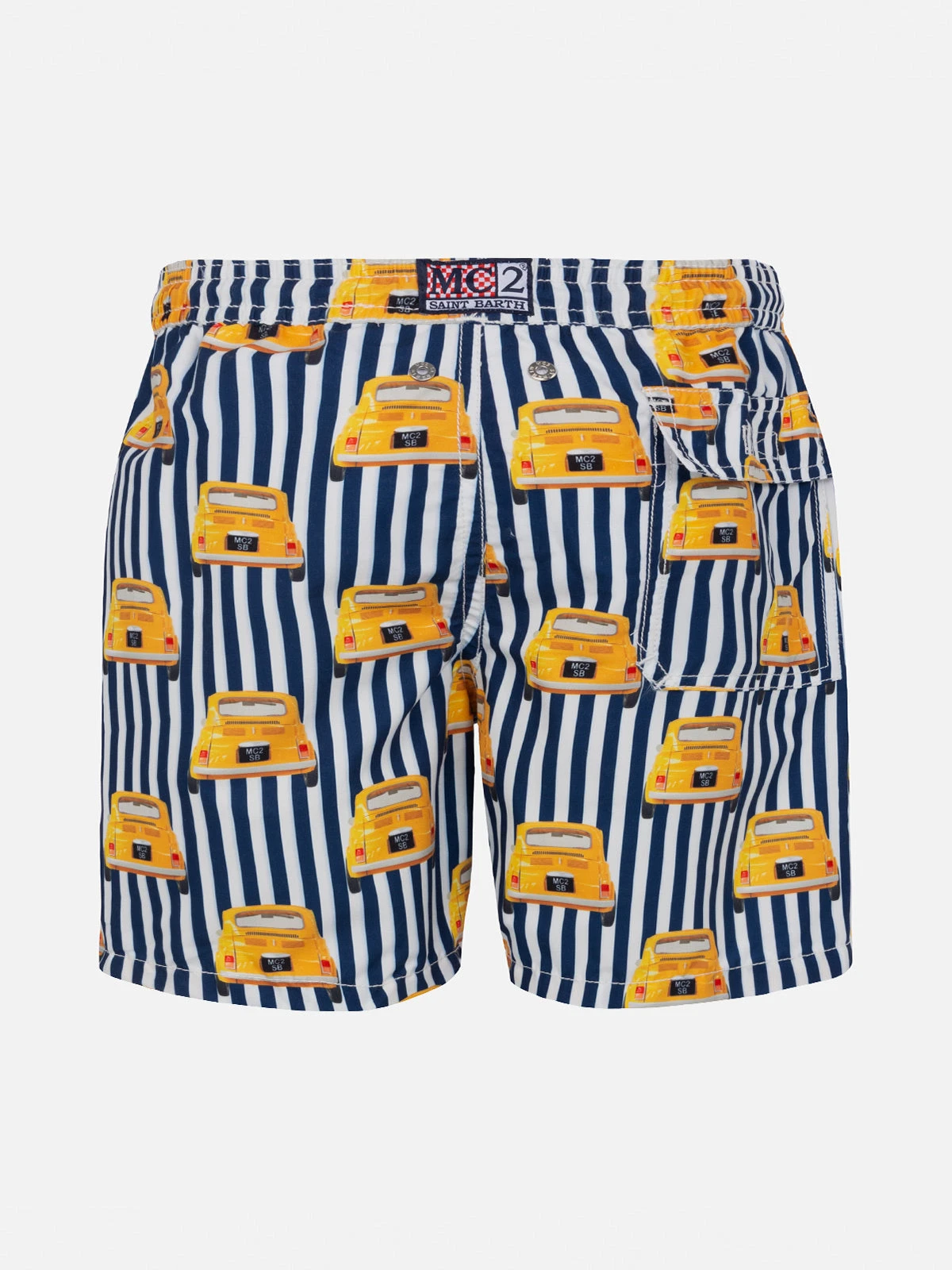 Cars Print Boy Swim Trunk 4 Cars Print Boy Swim Trunk - Image 2