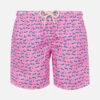 MC2 Saint Barth Boy Light Fabric Swim Shorts With Sharks Print -MC2 Saint Barth Shop UID JEA000400559D BOY SWIMSHORT FLUO FUNNY 20240715153500 1
