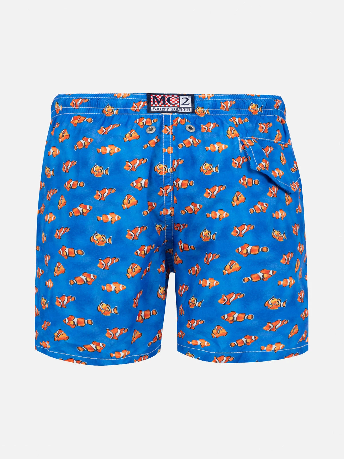 MC2 Saint Barth Boy Light Fabric Swim Shorts With Clownfish Print 4 MC2 Saint Barth Boy Light Fabric Swim Shorts With Clownfish Print - Image 2