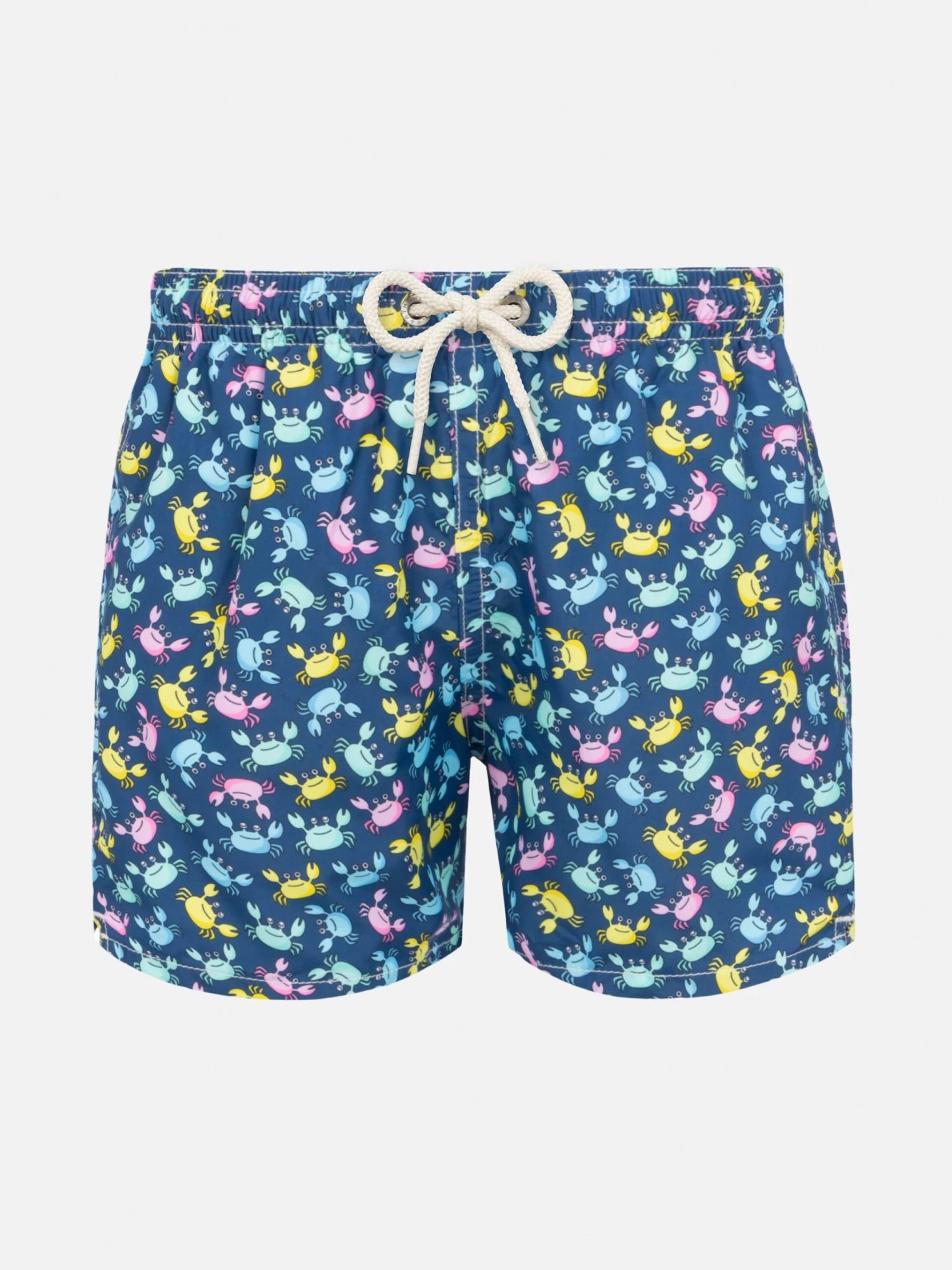 MC2 Saint Barth Jean Lighting Lightweight Fabric Swim Shorts With Multicolor Crab Print 3 MC2 Saint Barth Jean Lighting Lightweight Fabric Swim Shorts With Multicolor Crab Print