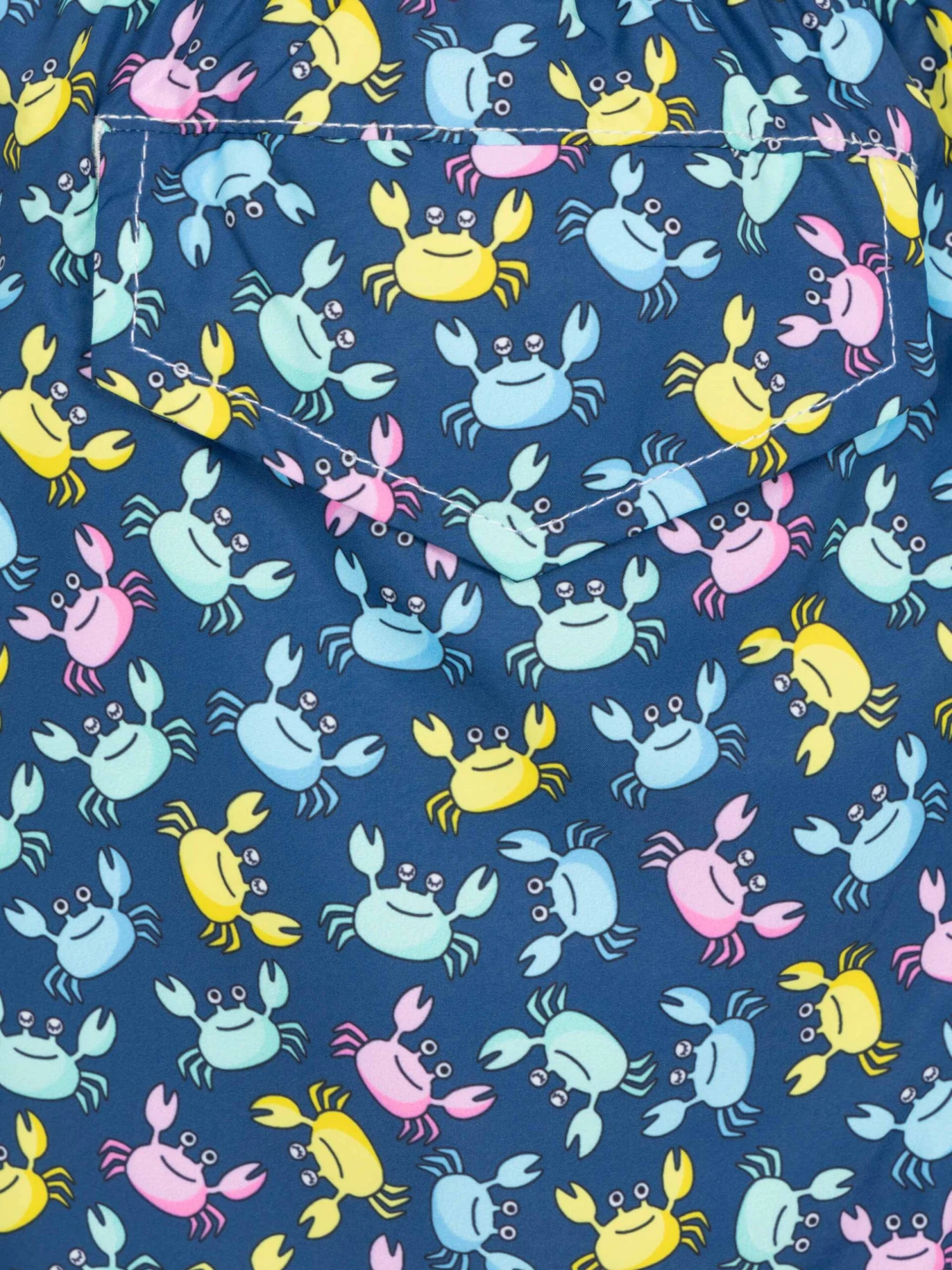 MC2 Saint Barth Jean Lighting Lightweight Fabric Swim Shorts With Multicolor Crab Print 5 MC2 Saint Barth Jean Lighting Lightweight Fabric Swim Shorts With Multicolor Crab Print - Image 3