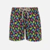 MC2 Saint Barth Boy Lightweight Fabric Swim-shorts Jean Lighting With Candy Bears Print -MC2 Saint Barth Shop UID JEA000402890F BOY SWIMSHORT BLUE 01
