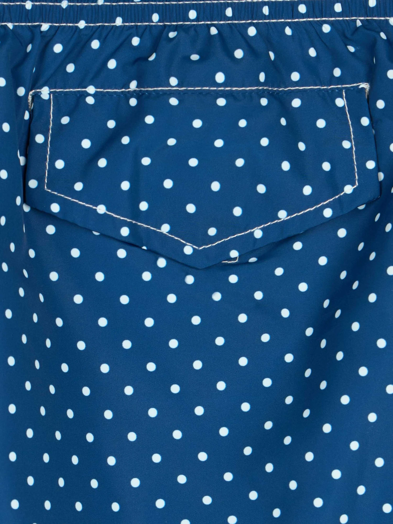 MC2 Saint Barth Boy Lightweight Fabric Swim-shorts Jean Lighting With Polka Dots Print 5 MC2 Saint Barth Boy Lightweight Fabric Swim-shorts Jean Lighting With Polka Dots Print - Image 3