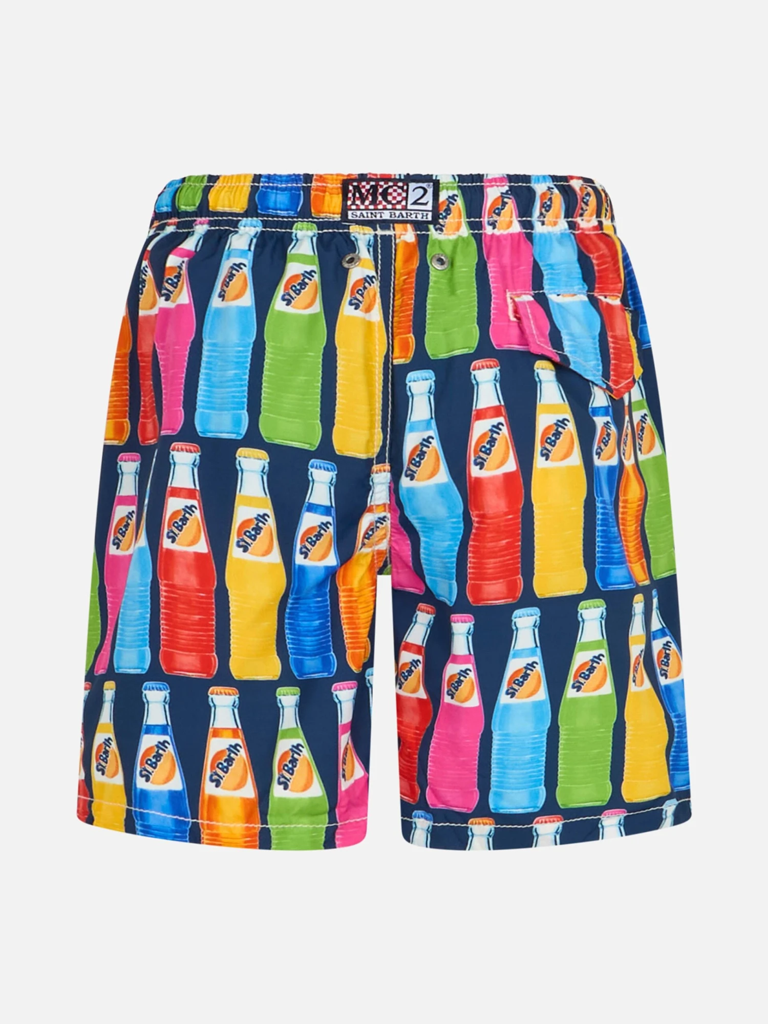 MC2 Saint Barth Boy Lightweight Fabric Swim-shorts Jean Lighting With Pop Corn Print 4 MC2 Saint Barth Boy Lightweight Fabric Swim-shorts Jean Lighting With Pop Corn Print - Image 2