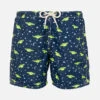 MC2 Saint Barth Boy Light Fabric Swim Shorts With UFO Print -MC2 Saint Barth Shop UID JEA0004UFOY61 BOY SWIMSHORT BLUE 20240715153500 1