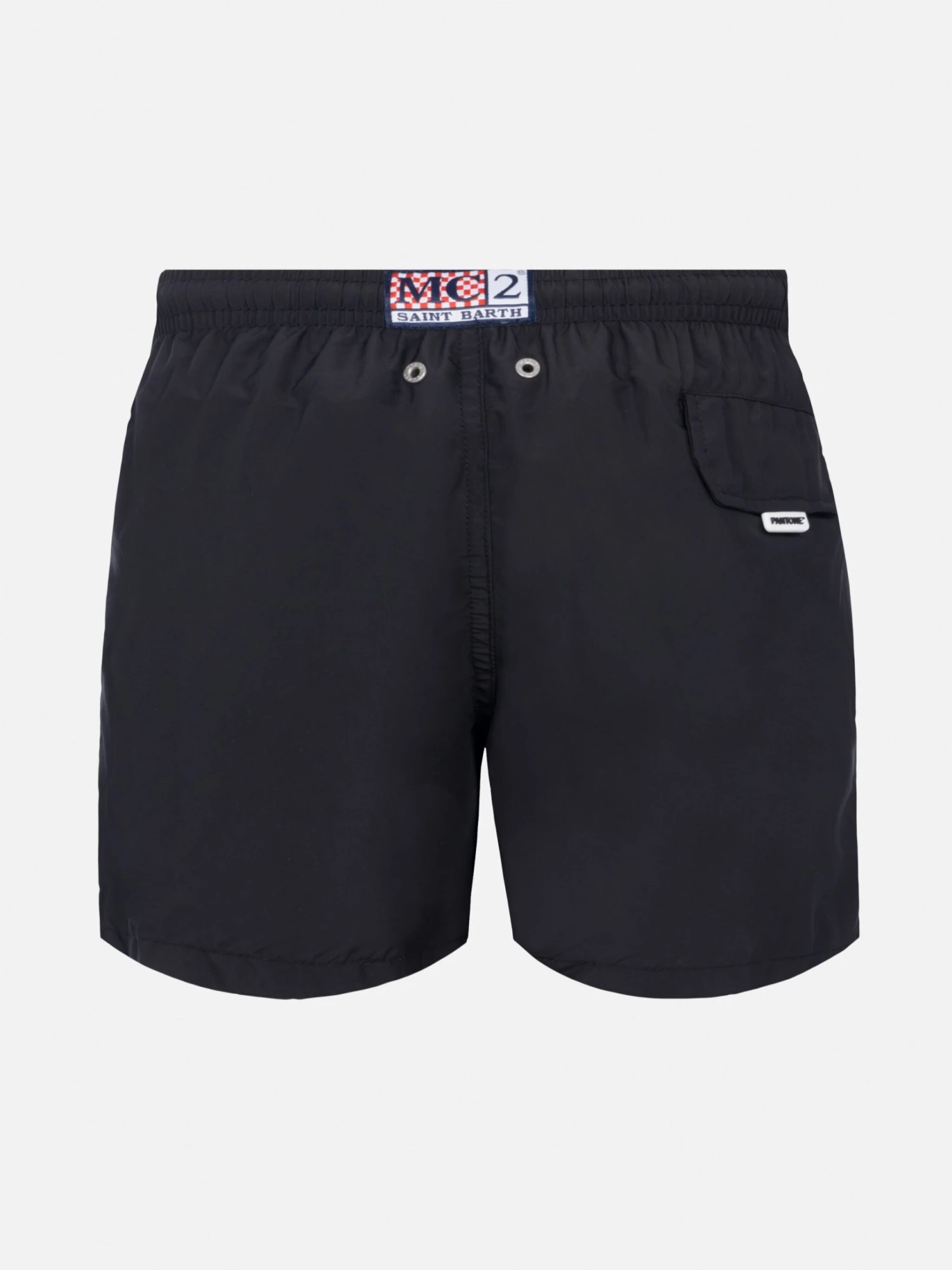 MC2 Saint Barth Jean Lighting Pantone Lightweight Black Swim Shorts | PANTONE® SPECIAL EDITION 4 MC2 Saint Barth Jean Lighting Pantone Lightweight Black Swim Shorts | PANTONE® SPECIAL EDITION - Image 2