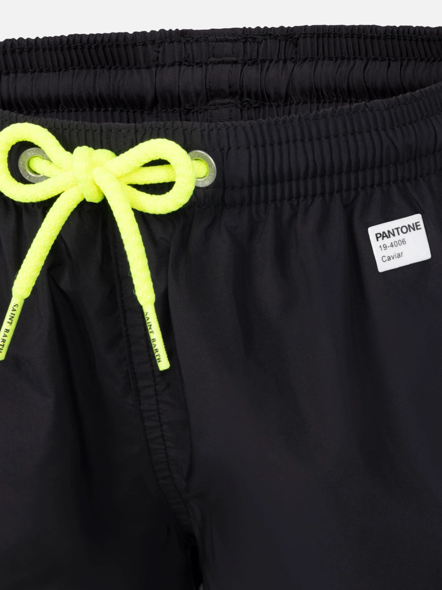 MC2 Saint Barth Jean Lighting Pantone Lightweight Black Swim Shorts | PANTONE® SPECIAL EDITION 5 MC2 Saint Barth Jean Lighting Pantone Lightweight Black Swim Shorts | PANTONE® SPECIAL EDITION - Image 3