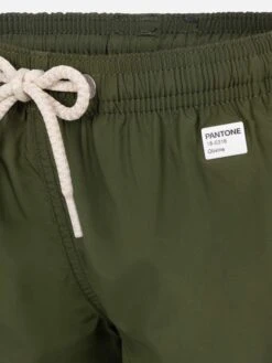 MC2 Saint Barth Jean Lighting Pantone Lightweight Military Green Swim Shorts| PANTONE® SPECIAL EDITION -MC2 Saint Barth Shop UID JEA001201624H BOY SWIMSHORT GREEN PANTONE 20250216180000 03