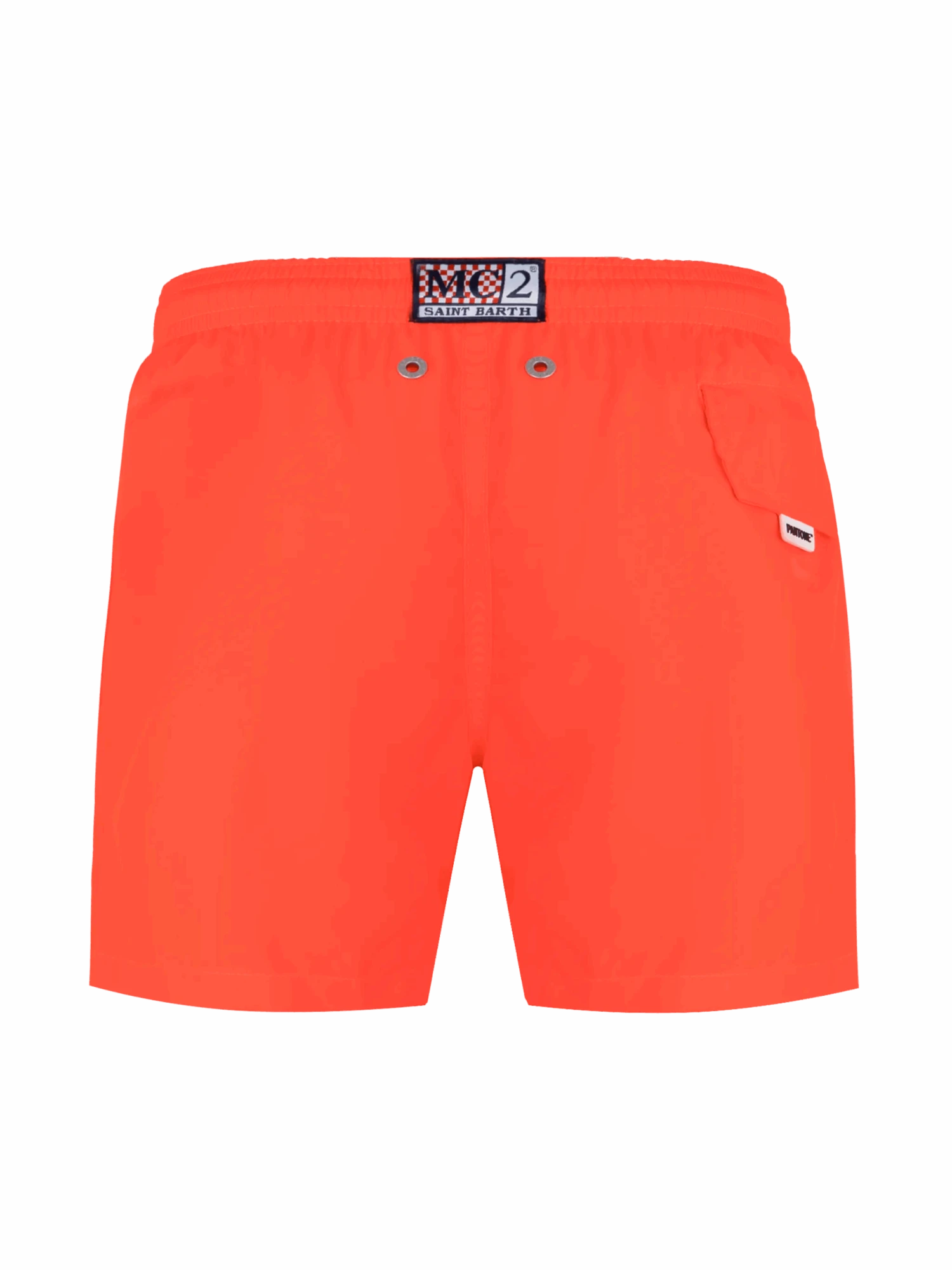 MC2 Saint Barth Jean Lighting Pantone Lightweight Fluo Orange Swim Shorts| PANTONE® SPECIAL EDITION 4 MC2 Saint Barth Jean Lighting Pantone Lightweight Fluo Orange Swim Shorts| PANTONE® SPECIAL EDITION - Image 2