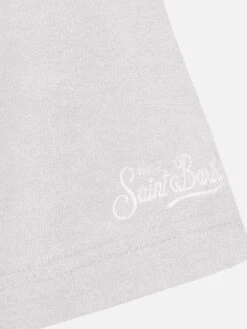 MC2 Saint Barth Jeremy White Terry Buttonless Polo Shirt -MC2 Saint Barth Shop UID JER000101387H MAN POLO SHIRT WHITE 20250315084127 06