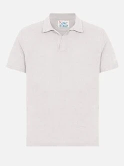 MC2 Saint Barth Jeremy White Terry Buttonless Polo Shirt -MC2 Saint Barth Shop UID JER000101387H MAN POLOSHIRT WHITE 20250319123500 04