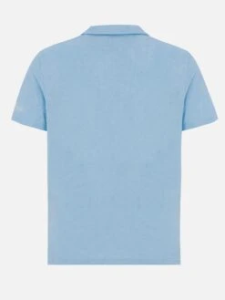 MC2 Saint Barth Jeremy Light Blue Terry Buttonless Polo Shirt 15 MC2 Saint Barth Jeremy Light Blue Terry Buttonless Polo Shirt -MC2 Saint Barth Shop UID JER000101392H MAN POLOSHIRT BLUE 20250319123500 05