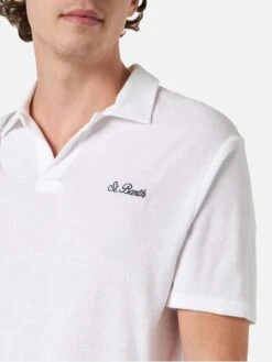MC2 Saint Barth Man White Terry Polo Shirt Jeremy -MC2 Saint Barth Shop UID JER000102792F MAN POLOSHIRT WHITE 4 5320e7dd 5331 450c 9874 a551b5de5e39