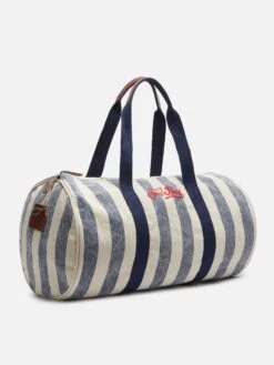 MC2 Saint Barth Travel Duffel Canvas Bag Jetleg With Striped Print 11 MC2 Saint Barth Travel Duffel Canvas Bag Jetleg With Striped Print -MC2 Saint Barth Shop UID JETL00200233F ACCESSORY BAG BLUE STRIPESVICHY 0 20250107173500 3