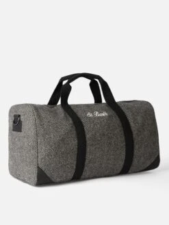 MC2 Saint Barth Wooly Travel Duffel Bag Jetleg With Herringbone Print 10 MC2 Saint Barth Wooly Travel Duffel Bag Jetleg With Herringbone Print -MC2 Saint Barth Shop UID JETL00302689G ACCESSORY BAG BLACK 20240920143500 3