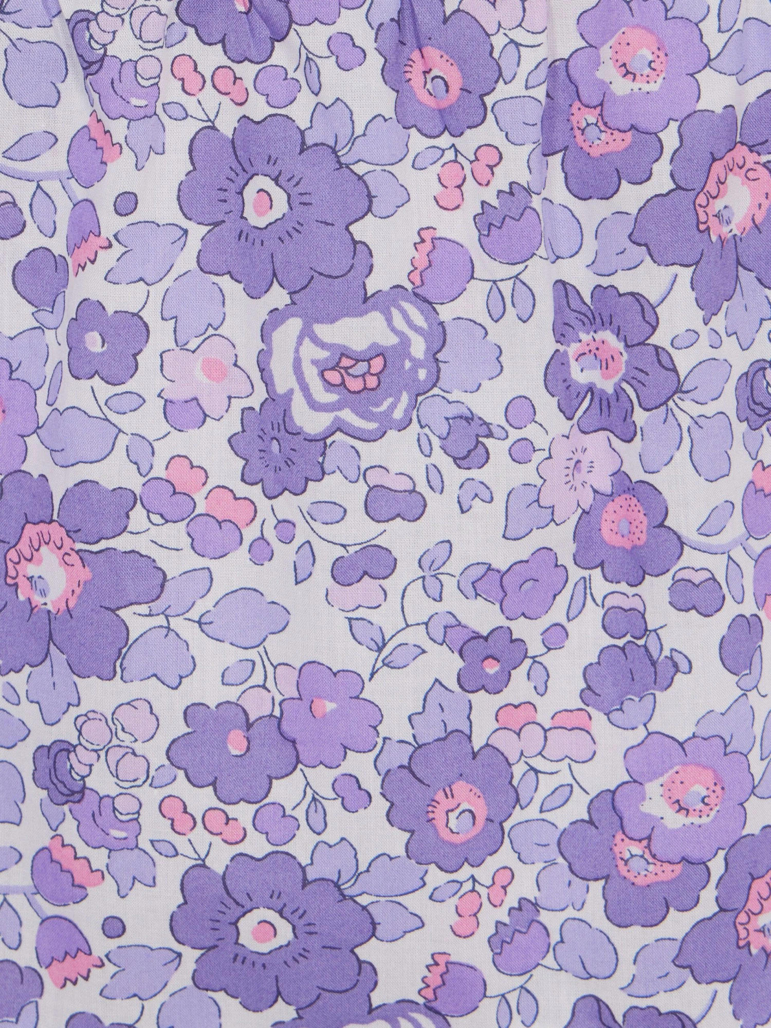 MC2 Saint Barth Girl Cotton Dress Jemine Jr With Betsy Print | MADE WITH LIBERTY FABRIC 5 MC2 Saint Barth Girl Cotton Dress Jemine Jr With Betsy Print | MADE WITH LIBERTY FABRIC - Image 3