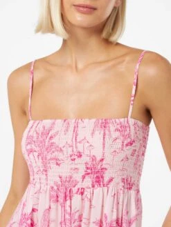 MC2 Saint Barth Woman Cotton Dress Jemma With Smocked Embroidery -MC2 Saint Barth Shop UID JME00201272F WOMAN DRESS PINK 3