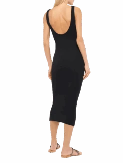 MC2 Saint Barth Jennifer Ribbed Black Cotton Jersey Tank Dress -MC2 Saint Barth Shop UID JNF000100107H WOMAN DRESS BLACK 0 0 20250415113500 3