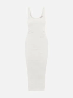MC2 Saint Barth Woman Ribbed Cotton Jersey Tank Dress Jennifer 8 MC2 Saint Barth Woman Ribbed Cotton Jersey Tank Dress Jennifer -MC2 Saint Barth Shop UID JNF000102340F WOMAN DRESS WHITE 5