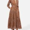 MC2 Saint Barth Woman Brown Bandanna Long Dress Jensen -MC2 Saint Barth Shop UID JNS000100560B WOMAN DRESS BROWN BANDANA MC2 20250715170007 1