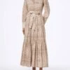 MC2 Saint Barth Woman Beige Bandanna Cotton Dress Jensen