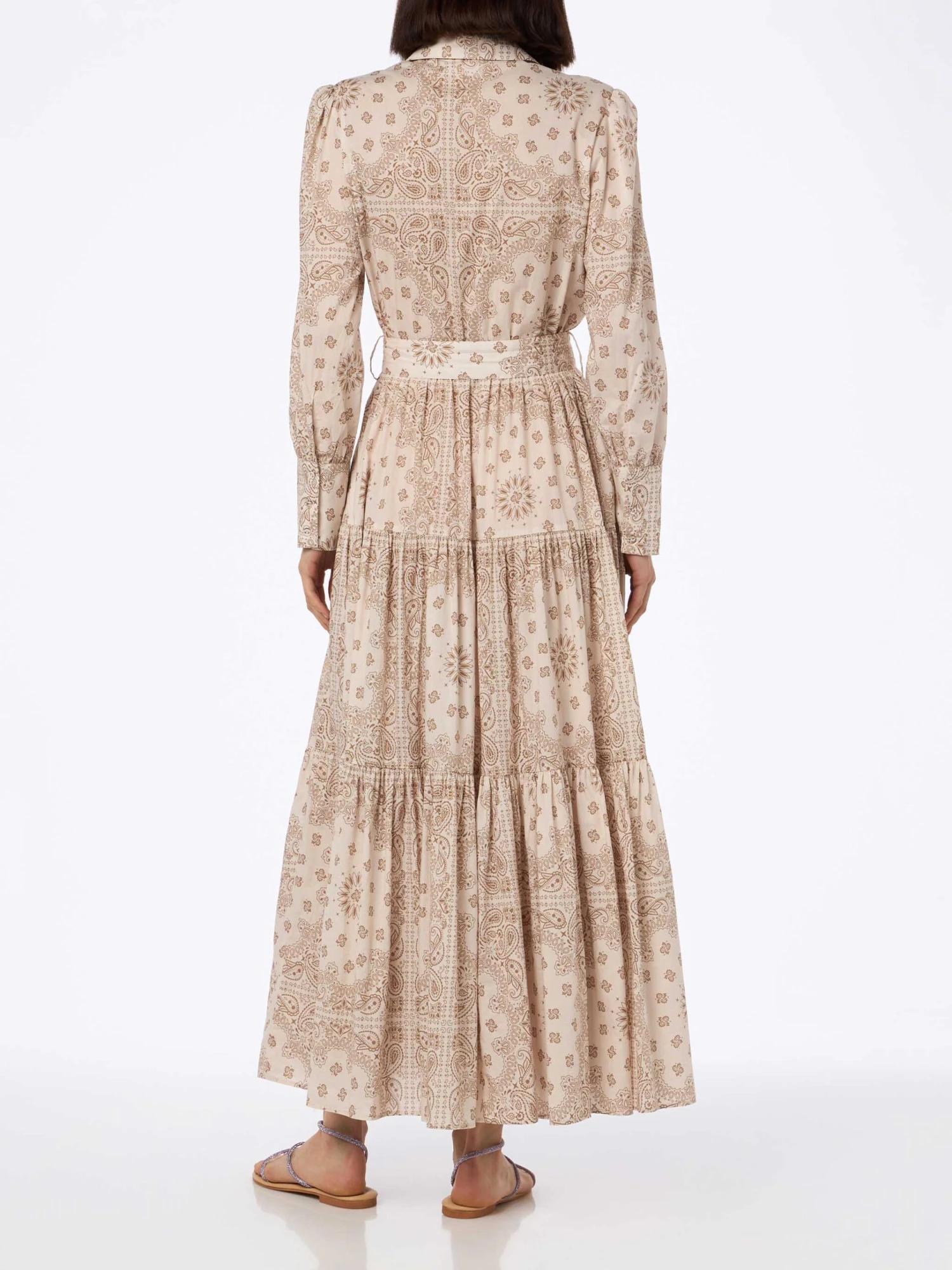 MC2 Saint Barth Woman Beige Bandanna Cotton Dress Jensen 4 MC2 Saint Barth Woman Beige Bandanna Cotton Dress Jensen - Image 2