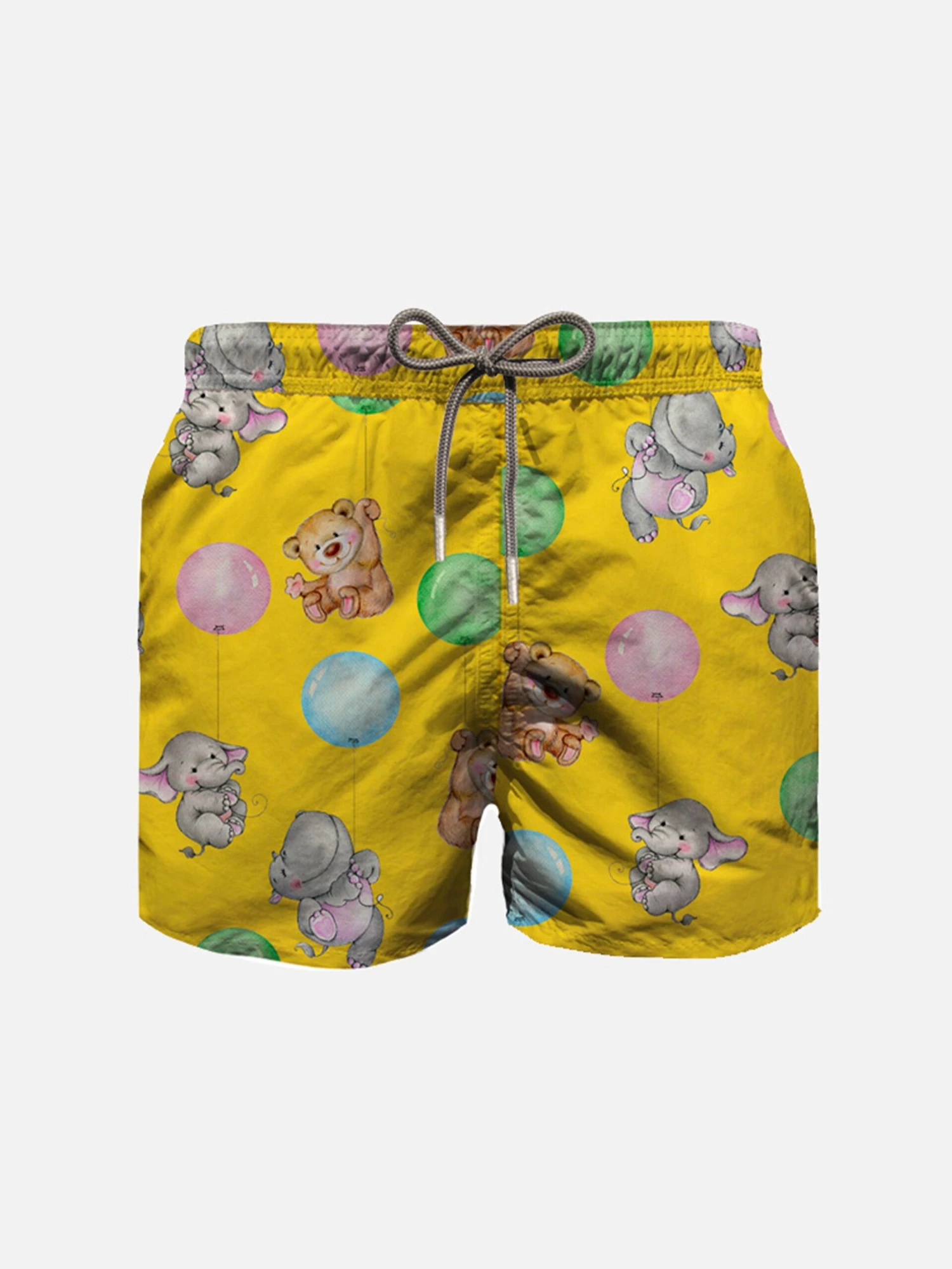 MC2 Saint Barth Boy Cotton Swim Shorts With Puppies Balloon Print 3 MC2 Saint Barth Boy Cotton Swim Shorts With Puppies Balloon Print