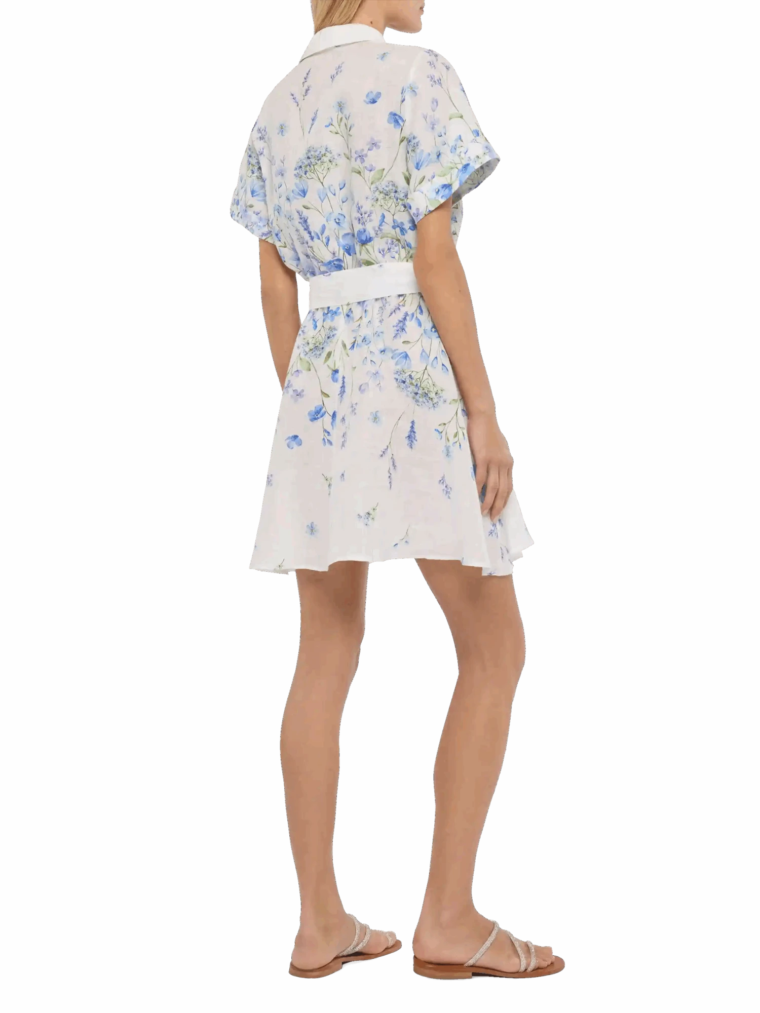 MC2 Saint Barth Joseline Linen Dress With Floral Print 5 MC2 Saint Barth Joseline Linen Dress With Floral Print - Image 3