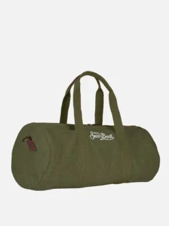 MC2 Saint Barth Green Linen Travel Duffle Bag Jetleg -MC2 Saint Barth Shop UID JTEL00803614F green linen travel bag 2