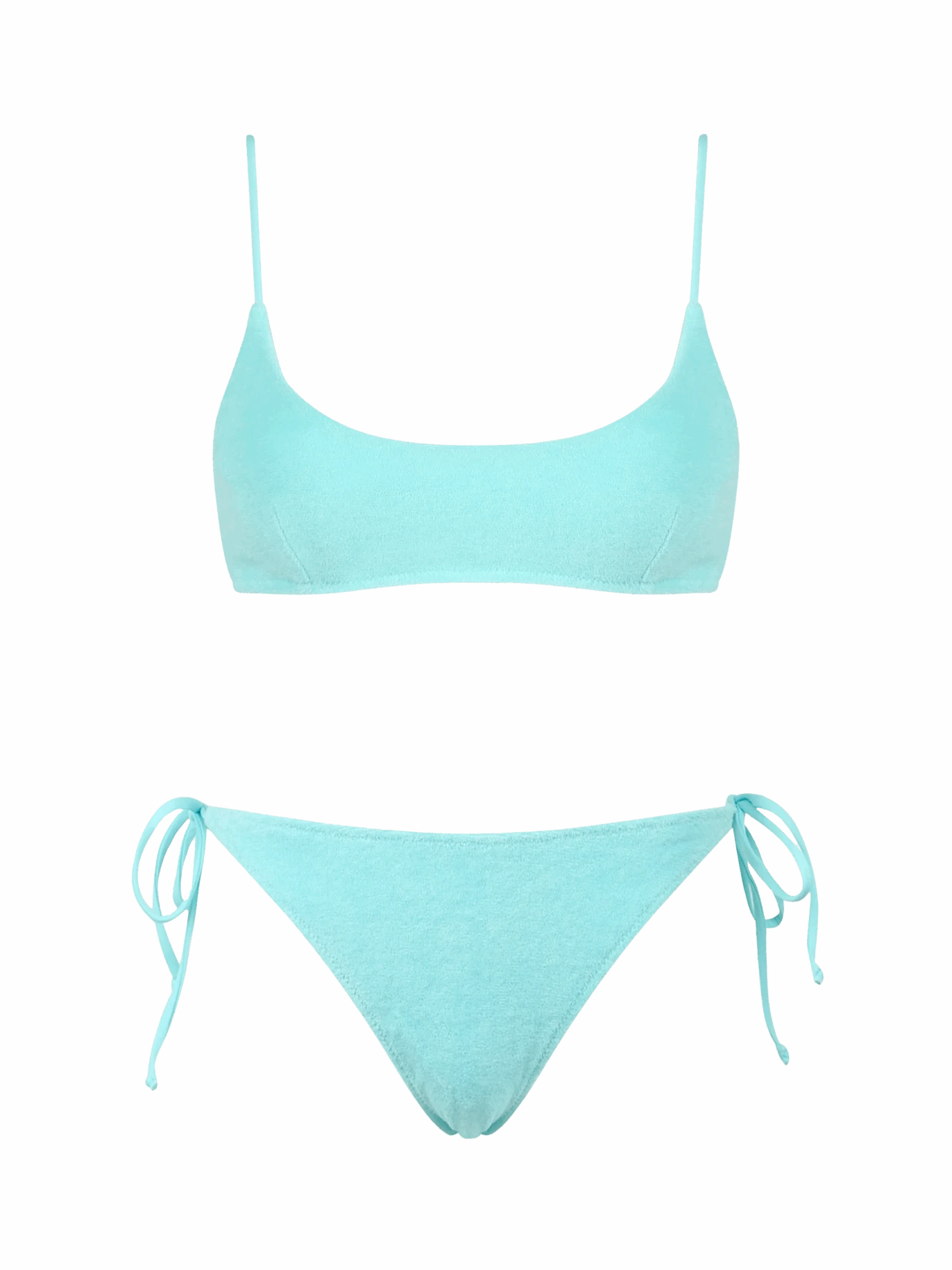 MC2 Saint Barth Woman Green Terry Bralette Bikini Judy Virgo 3 MC2 Saint Barth Woman Green Terry Bralette Bikini Judy Virgo