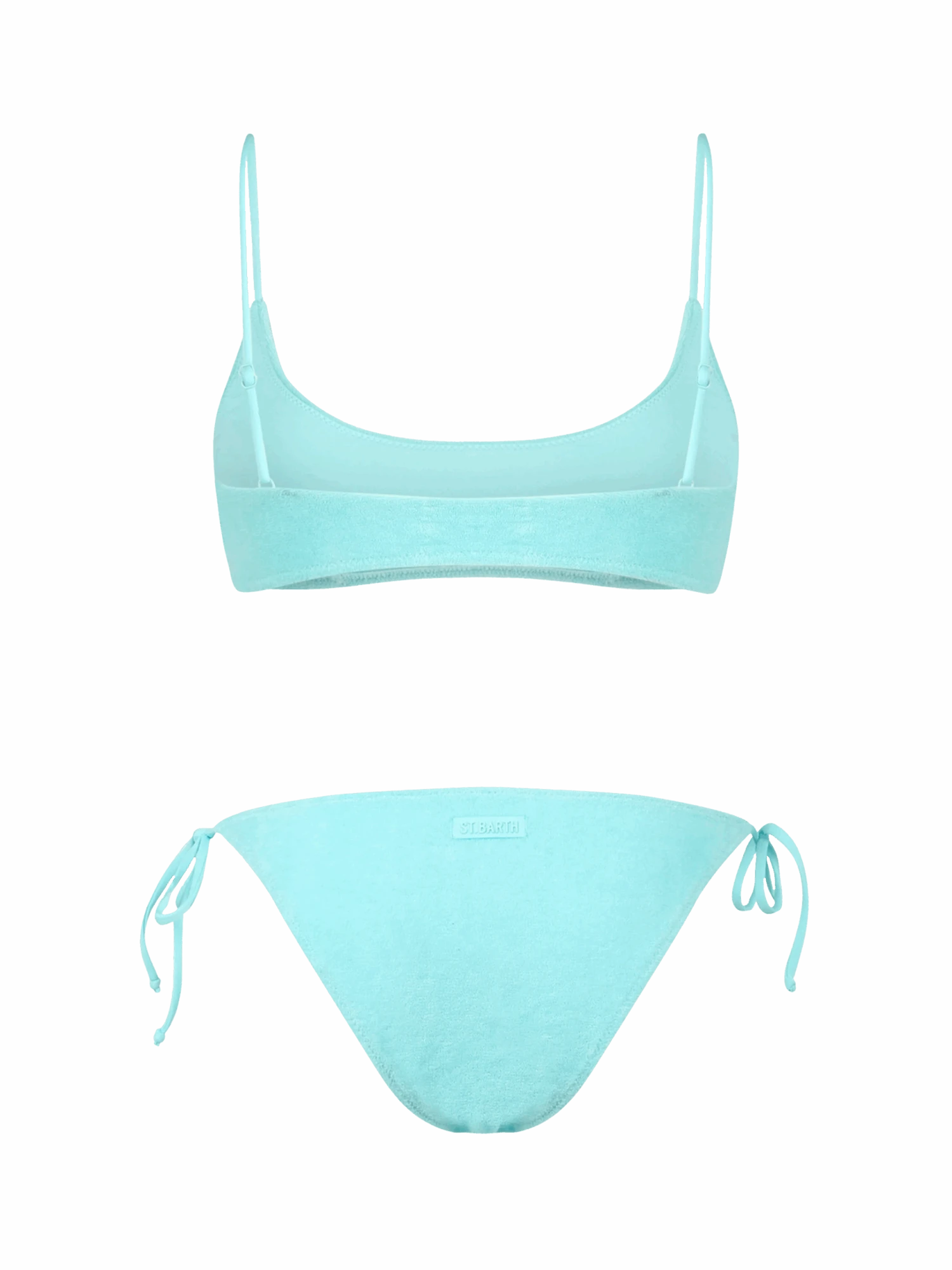 MC2 Saint Barth Woman Green Terry Bralette Bikini Judy Virgo 5 MC2 Saint Barth Woman Green Terry Bralette Bikini Judy Virgo - Image 3