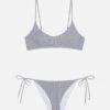 MC2 Saint Barth Virgo Classic Swim Briefs With Striped Print - Judy Seersucker Bralette Top With Striped Print 1 MC2 Saint Barth Virgo Classic Swim Briefs With Striped Print - Judy Seersucker Bralette Top With Striped Print -MC2 Saint Barth Shop UID JUD000106478H WOMAN TOPBIKINI BLUE STRIPES MC2 4