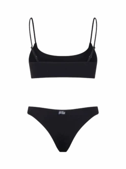 MC2 Saint Barth Woman Black Ribbed Bralette Bikini Judy Naomi -MC2 Saint Barth Shop UID JUD0001RIBTT WOMAN TOP BLACK 10