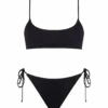 MC2 Saint Barth Woman Black Ribbed Bralette Bikini Judy Virgo