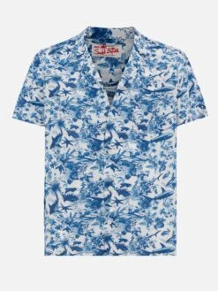 MC2 Saint Barth Kalea Cotton Shirt With Shark Print | AI CO-CREATED DESIGN BY RICKDICK - POWERED BY RED-EYE 11 MC2 Saint Barth Kalea Cotton Shirt With Shark Print | AI CO-CREATED DESIGN BY RICKDICK - POWERED BY RED-EYE -MC2 Saint Barth Shop UID KALE00101127H MAN SHIRT WHITE AIBYRICKDICK 20250315084127 04