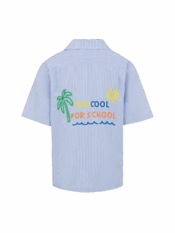 MC2 Saint Barth Kalea Cotton Shirt With Too Cool For Schoolembroidery