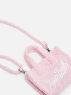 MC2 Saint Barth Pink Zebra Embossed Terry Fabric Key Holder -MC2 Saint Barth Shop UID KEYB00200113H WOMAN SMALLACCESSORIES PINK TERRY 20250320133500 2