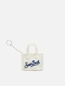 MC2 Saint Barth Beige Cotton Honeycomb Key Holder