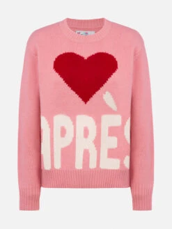 MC2 Saint Barth Woman Pink Fair Isle Sweater Kyla With Apres Ski Jacquard -MC2 Saint Barth Shop UID KYLA00203092G WOMAN KNITWEAR PINK FUNNY 20241107153505 05