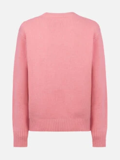 MC2 Saint Barth Woman Pink Fair Isle Sweater Kyla With Apres Ski Jacquard -MC2 Saint Barth Shop UID KYLA00203092G WOMAN KNITWEAR PINK FUNNY 20241107153505 06