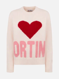 MC2 Saint Barth Woman White Fair Isle Sweater Kyla With Cortina Jacquard -MC2 Saint Barth Shop UID KYLA00203094G WOMAN KNITWEAR WHITE MOUNTAIN STYLE 20241107170000 06