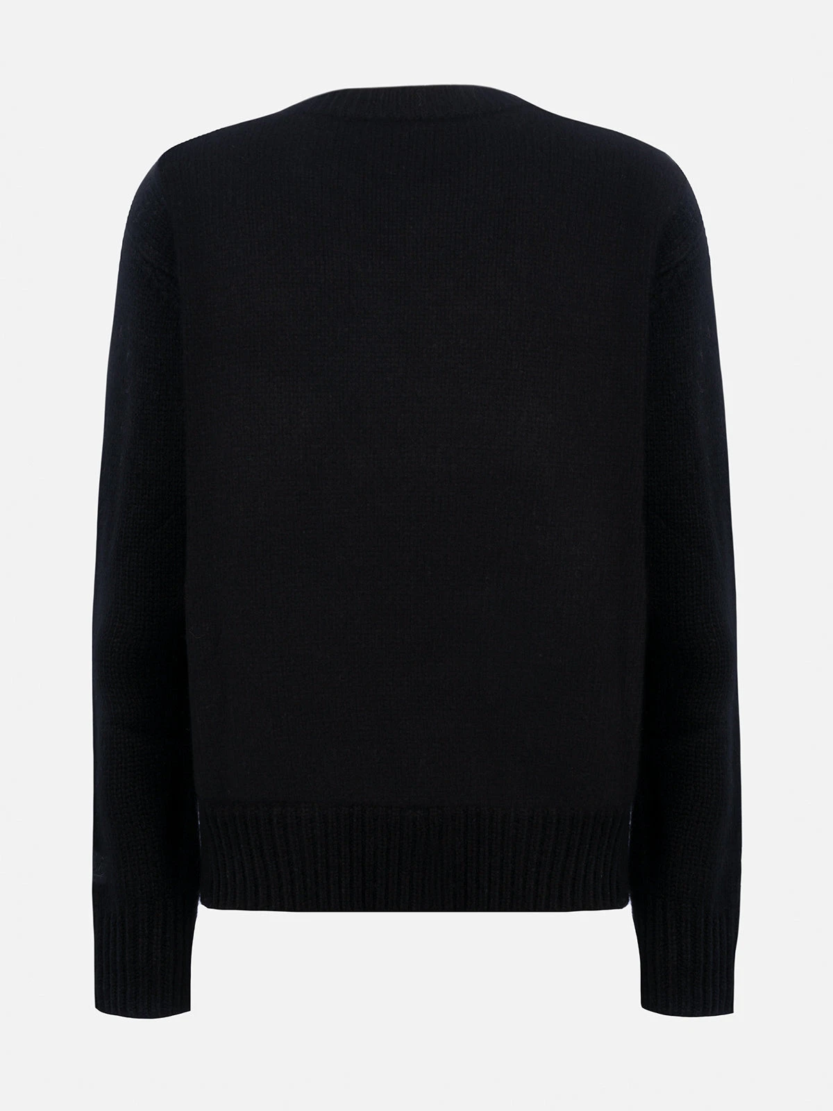 MC2 Saint Barth Woman Black Fair Isle Sweater Kyla With St. Moritz Jacquard 8 MC2 Saint Barth Woman Black Fair Isle Sweater Kyla With St. Moritz Jacquard - Image 6