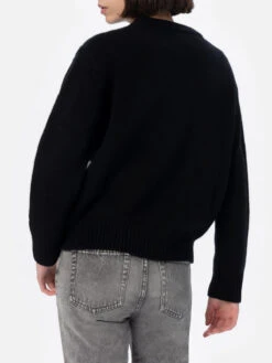 MC2 Saint Barth Woman Black Fair Isle Sweater Kyla With St. Moritz Jacquard 12 MC2 Saint Barth Woman Black Fair Isle Sweater Kyla With St. Moritz Jacquard -MC2 Saint Barth Shop UID KYLA00203096G WOMAN KNITWEAR BLACK POSTCARDS PLACES ST. MORITZ 04